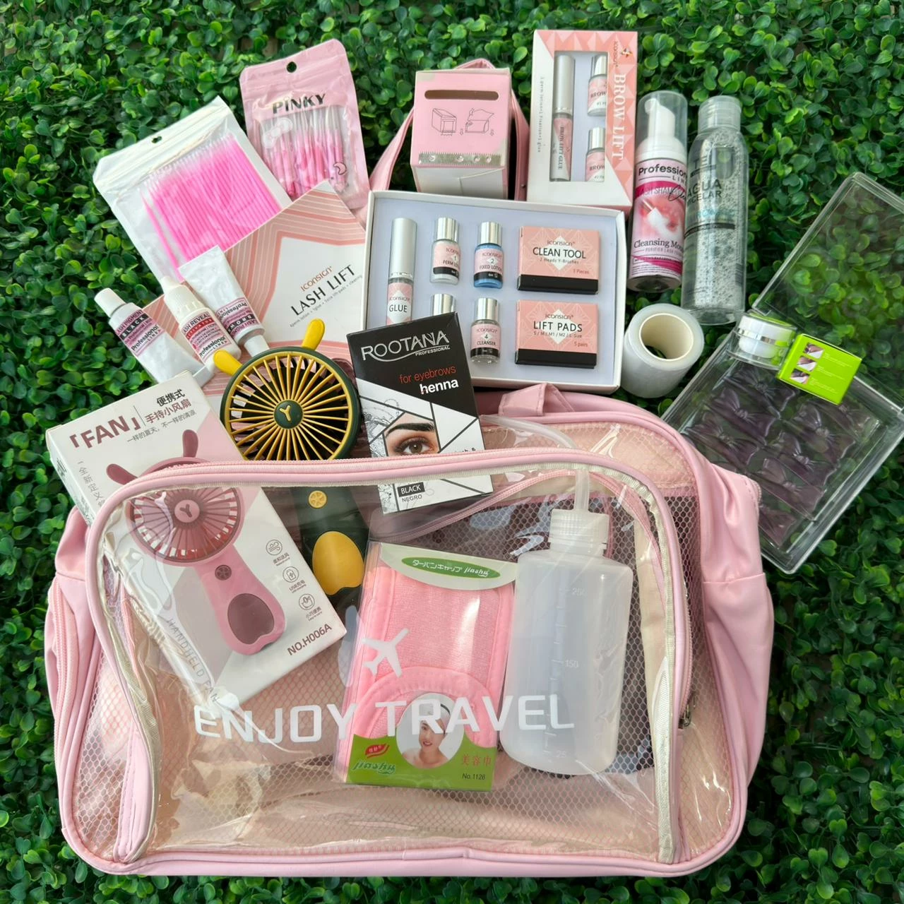 Kit de Lifting de Pestañas, Laminado, Tinte y Henna de Cejas